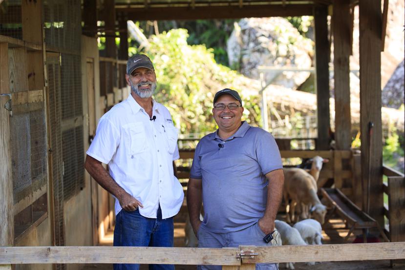 Juan Biblioni (izq.) y Leonard Torres se unieron para impulsar el crecimiento de la distribuidora de carnes y frutos locales Puerto Rico Lamb & Products, Inc.