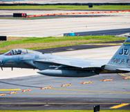 Una flotilla de la Guardia Nacional Aérea de Luisiana llegó hasta el Aeropuerto Luis Muñoz Marín para participar de una serie de entrenamientos y prácticas militares en el país. La flotilla consta de aviones F-15.