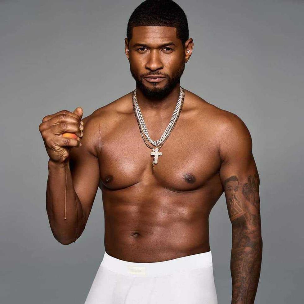 El cantante Usher modela para "Skims Men's".