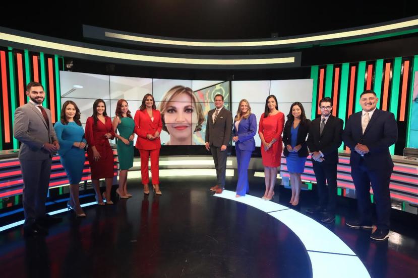 Reporteros de "Las Noticias" de TeleOnce.