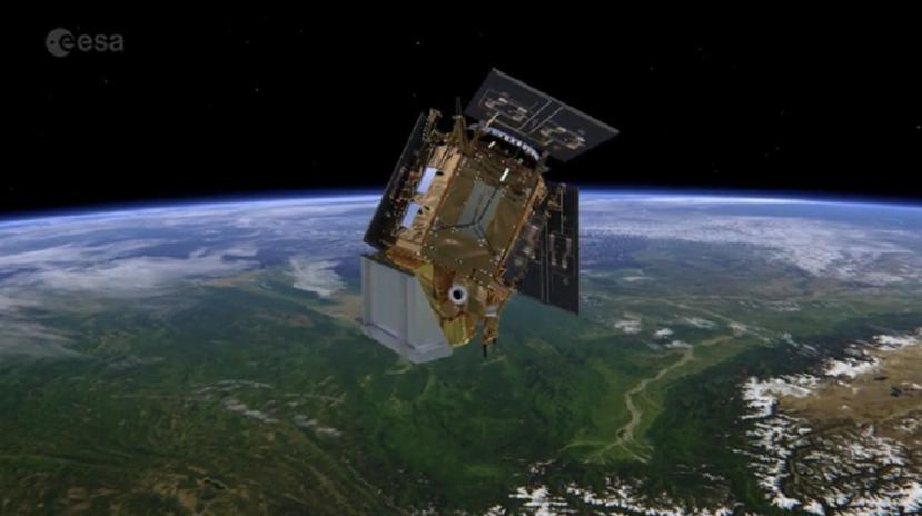 El satélite “Sentinel-5 Precusor” fue lanzado este viernes desde el cosmódromo Plesetsk, en Rusia. (Agencia Espacial Europea, ESA)