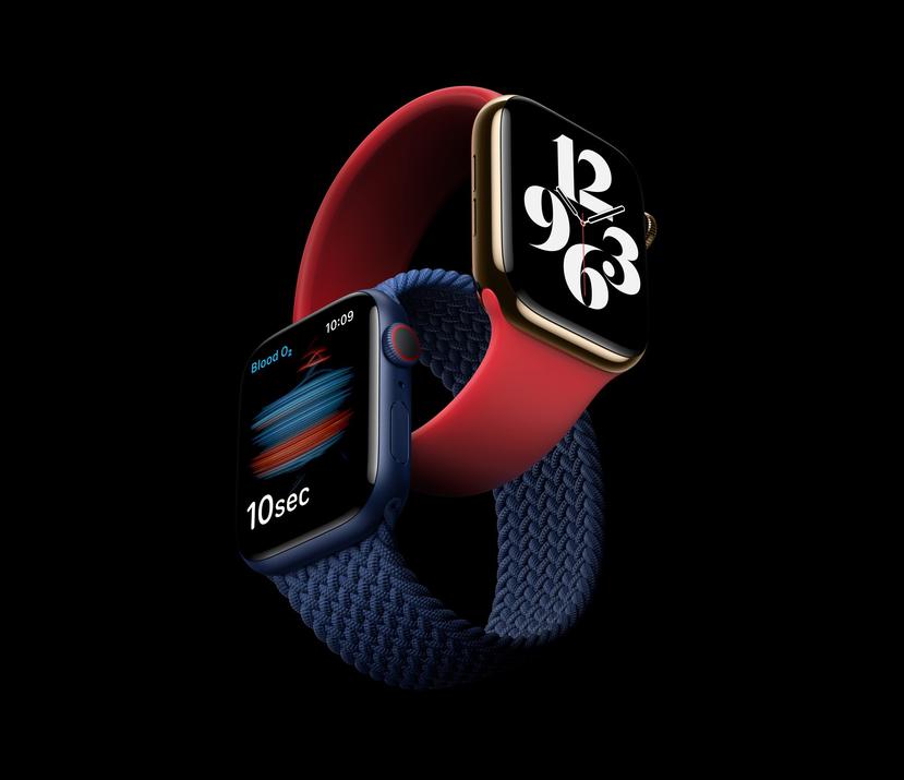 Apple Watch Series 6 incorpora un oxímetro (medidor de oxígeno en sangre) que la empresa catalogó de "revolucionario" .