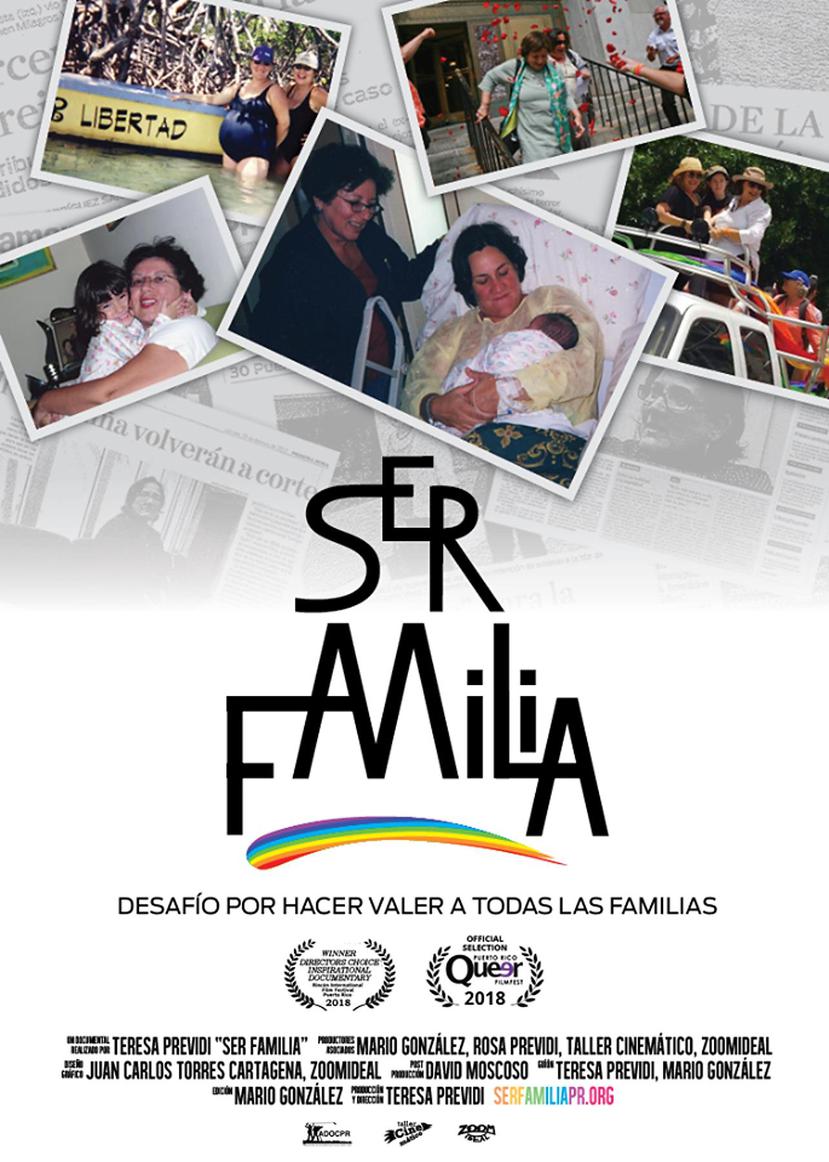 Entre los títulos nacionales que participarán en la sección llamada Boriqueer se encuentra el documental “Ser familia”, de la cineasta Teresa Prévidi. (Suministrada)
