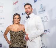 Eva Longoria y Ricky Martin durante la pasada gala Global Gift. (Archivo)