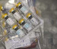 Vacunas contra la viruela símica en una clínica.