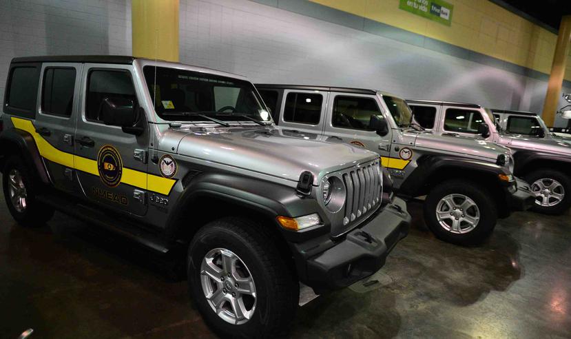 Entre los vehículos nuevos hay Jeep y otras guaguas tipo SUV.