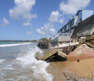 Playa Fortuna, en Luquillo, es uno de los escenarios donde se evidencia el problema de la erosión costera.