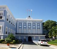 Vista al Palacio de Santa Catalina, residencia de la gobernadora o gobernador de Puerto Rico.