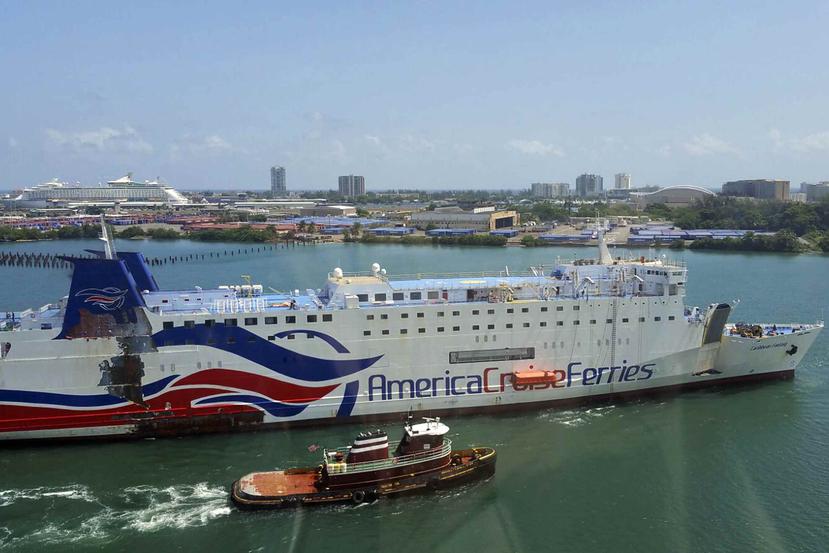 El Caribbean Fantasy fue remolcado el pasado fin de semana al puerto de San Juan, en una operación dirigida por la Guardia Costera de EE.UU. (Suministrada)