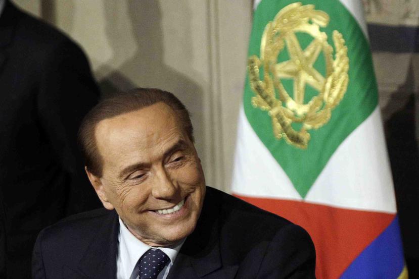 Silvio Berlusconi, ex primer ministro de Italia.  (AP)