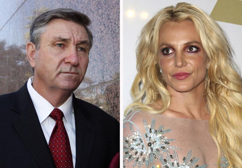 Jamie Spears (izquierda) padre de la cantante Britney Spears, (derecha), mantiene el control de la tutela de su hija desde el 2008.