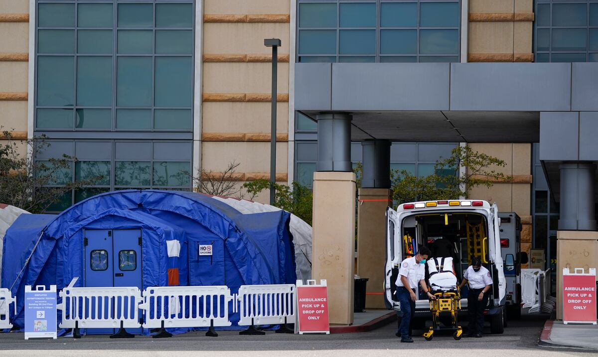 Hospitals in California are out of beds due to an explosion of coronavirus infections
