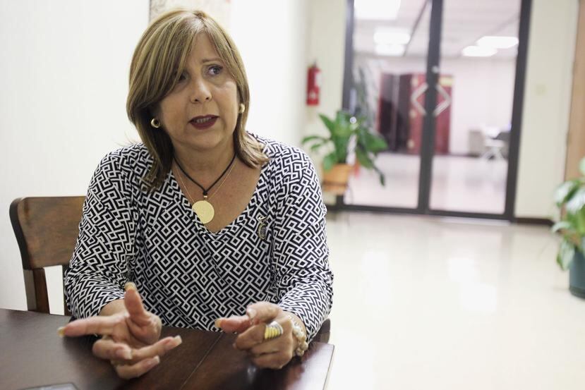 La presidenta de la Junta Reglamentadora de Telecomunicaciones (JRT) de Puerto Rico, Sandra Torres. (GFR Media)