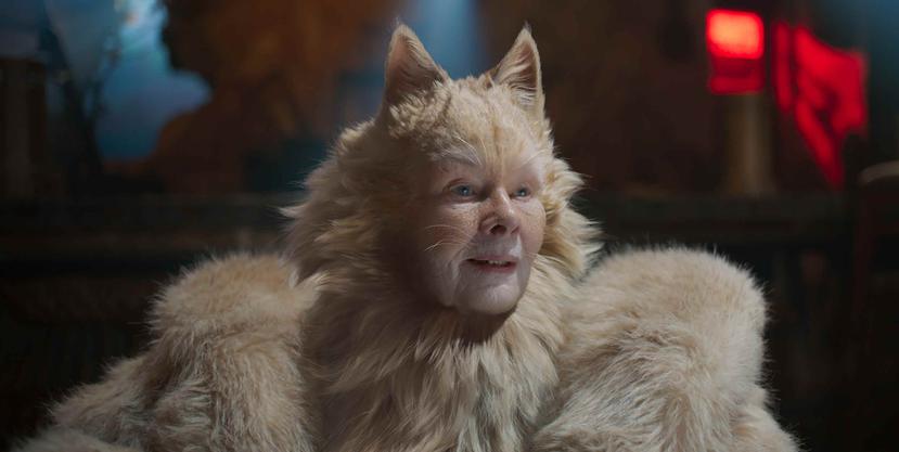 La afamada actriz Judi Dench en una escena de “Cats”. (suministrada)