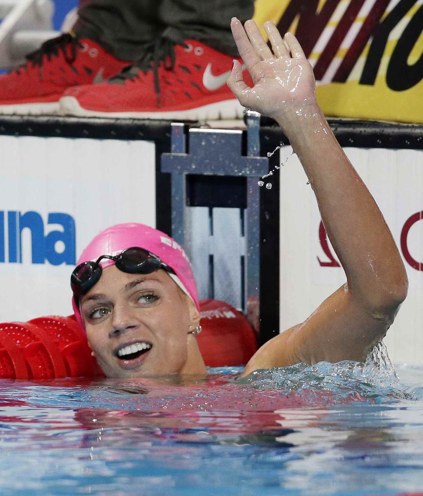 Yulia Efimova, la actual campeona mundial de 100 metros pecho, se encuentra entre cuatro nadadores que la FINA señala como atletas retirados por la Federación Rusa de Natación. (Archivo / AP)