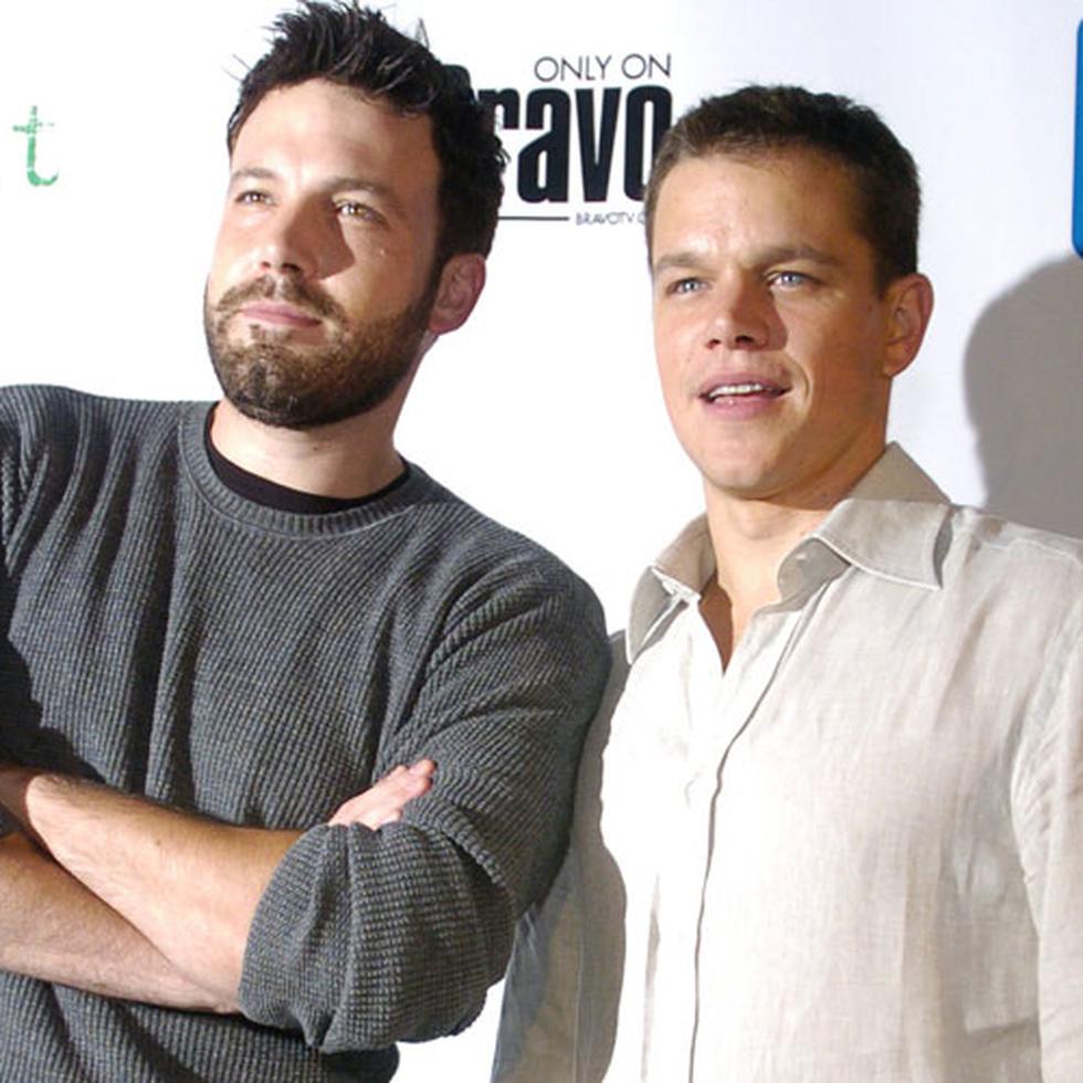 Ben Affleck, a la izquierda, y Matt Damon, a la derecha, ganaron un Oscar por el filme Good Will Hunting (1997).