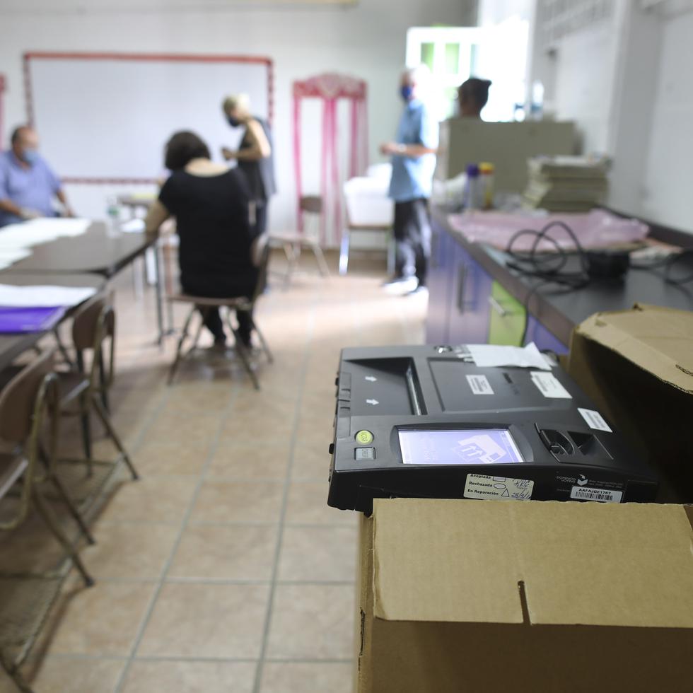 20200801, San Juan
Voto adelantado de primarias del pnp en la escuela Juan Jose Ozuna en Hato Rey. 
(FOTO: VANESSA SERRA DIAZ
vanessa.serra@gfrmedia.com)

