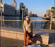 Johanna Rosaly en una de sus recientes visitas a Nueva York.