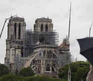 Vista de la Catedral de Notre Dame. (AP)