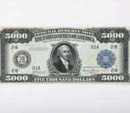 James Madison en el billete de $5,000