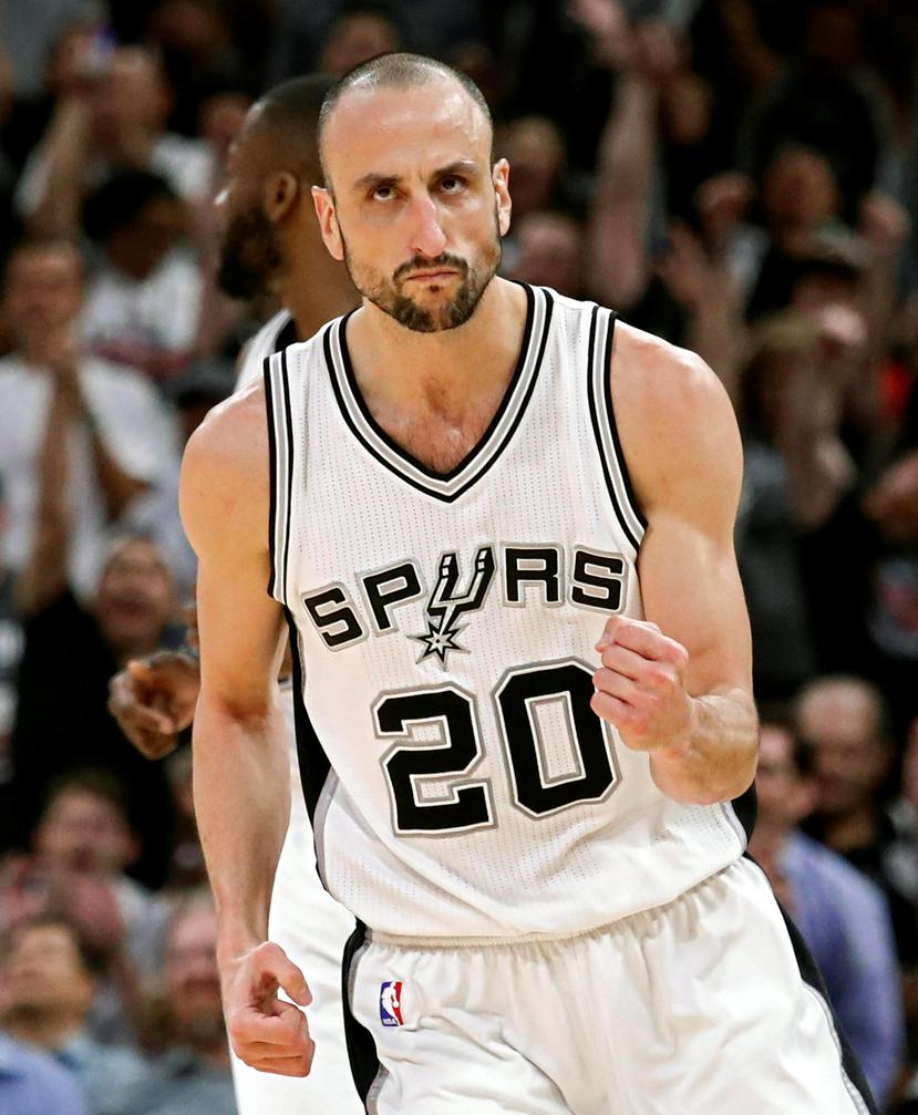 Manu Ginóbili ha ganado cuatro cetros con los Spurs.
