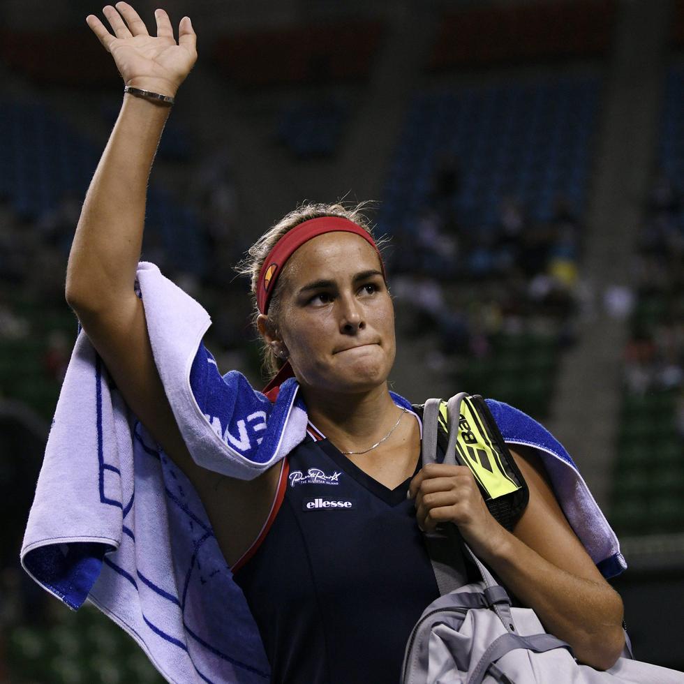 Mónica Puig se retira del tenis con la medalla de oro en los Juegos Olímpicos de Río 2016 y un título en el torneo de Estrasburgo en el 2014.
