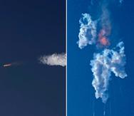 El cohete Starship de SpaceX explotó luego de su lanzamiento hoy, jueves, y a solo minutos de su salida, estrellándose en el Golfo de México.