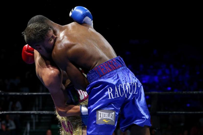 En peleas previas se puede ver a Terrel Williams lanzando golpes a la nuca cuando está en un agarre con el otro peleador. (Patrick Smith/Getty Images/AFP)