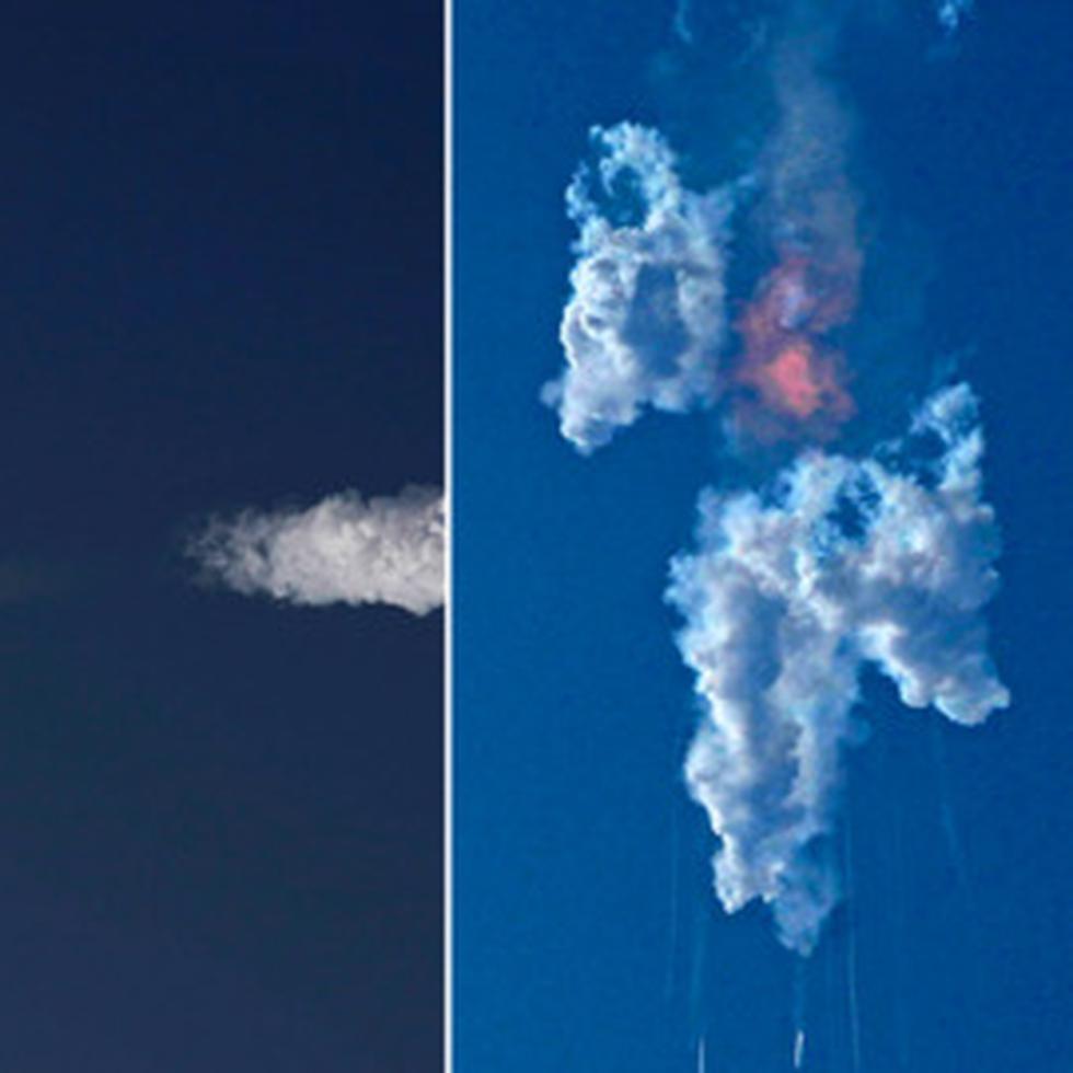 El cohete Starship de SpaceX explotó luego de su lanzamiento hoy, jueves, y a solo minutos de su salida, estrellándose en el Golfo de México.