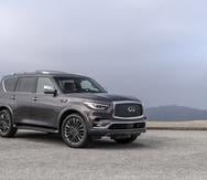 La QX80 2023 puede arrastrar hasta 8,500 libras.