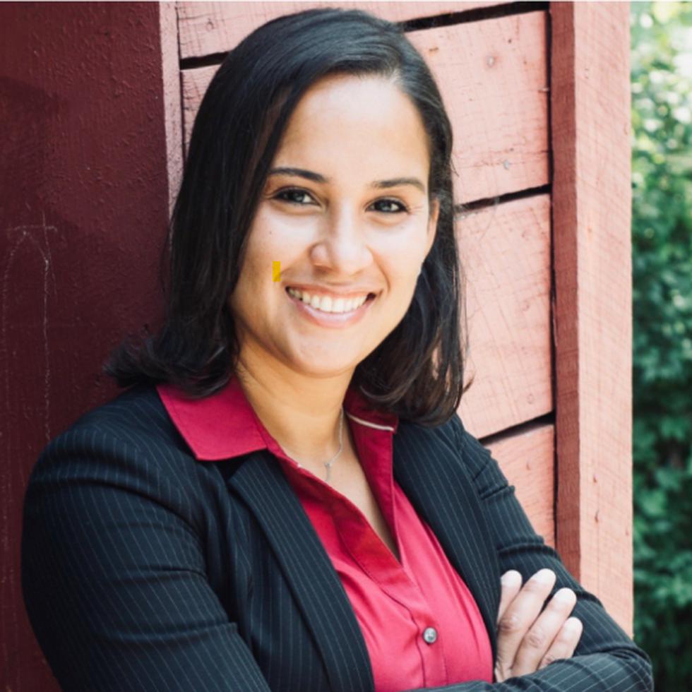 Puerto Rican Mariela Roca is running for the second time for a Republican congressional seat in Maryland's 6th district.