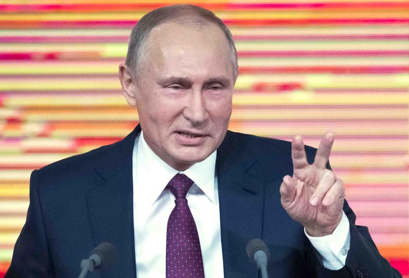 El presidente de Rusia rechazó una vez más las acusaciones de intromisión en las elecciones presidenciales estadounidenses. (AP)