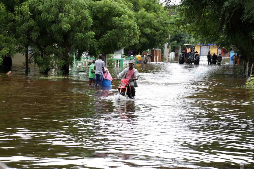 Vista de calles inundadas en Palo Verde, República Dominicana, el pasado 24 de noviembre. (Archivo / EFE)
