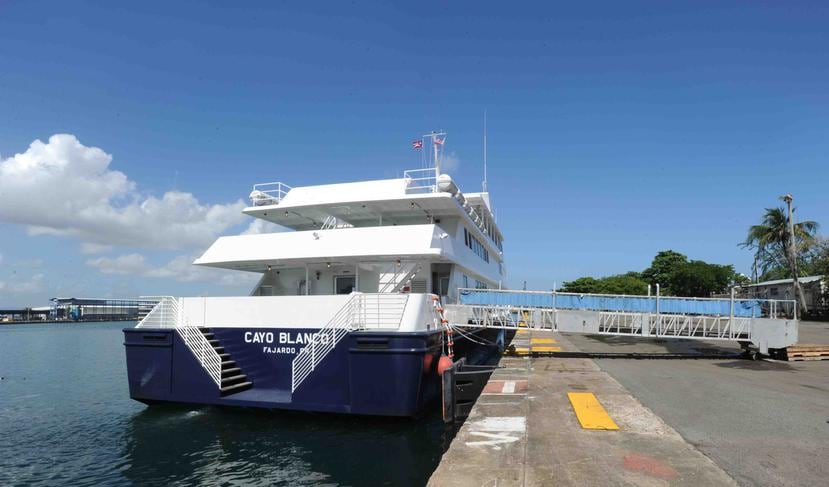 La embarcación Cayo Blanco estuvo fuera en labores de mantenimiento y reparación, a un costo de $1.3 millones. (GFR Media)