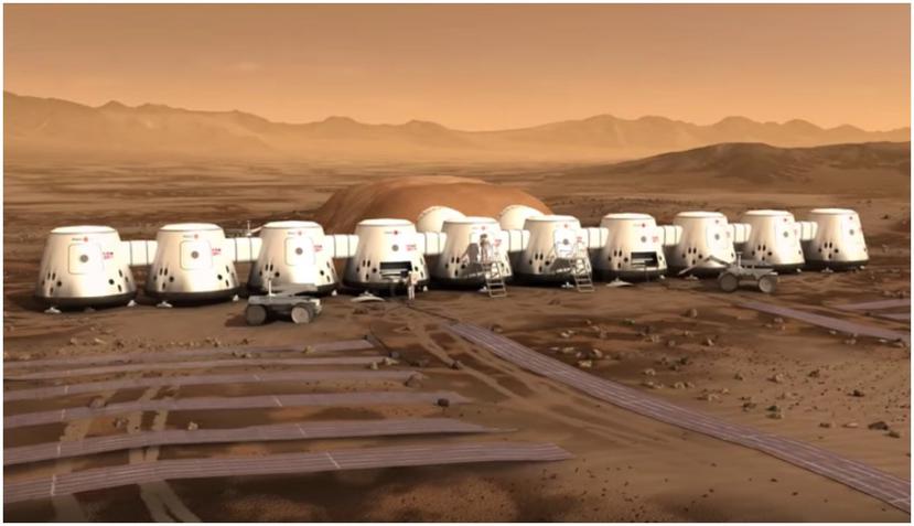 Así es como luciría la colonia humana en Marte. ( YouTube/ Mars One)