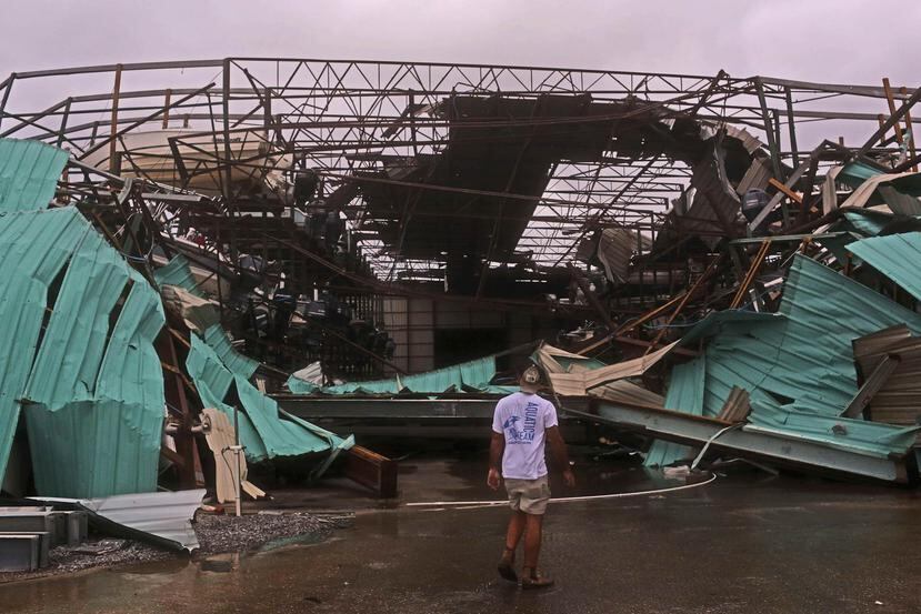 Destrucción causada por el huracán Michael en Florida. (Agencia EFE)