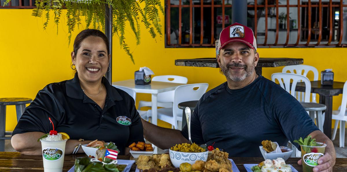 Yanira Fonseca y Alex Díaz, propietarios del restaurante.
