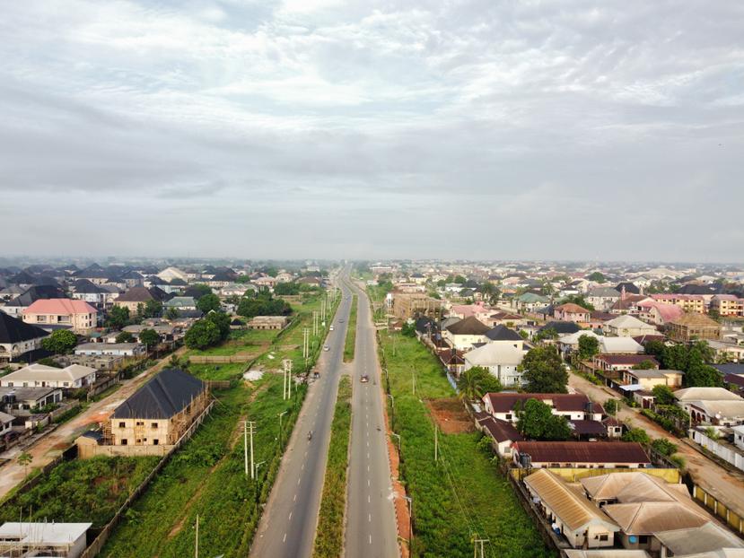 Vista aérea de Owerri, capital de Imo.