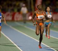La jamaiquina Asaine Hall (164) es la principal atleta en el equipo de las Taínas de la Universidad del Turabo. (GFR Media)