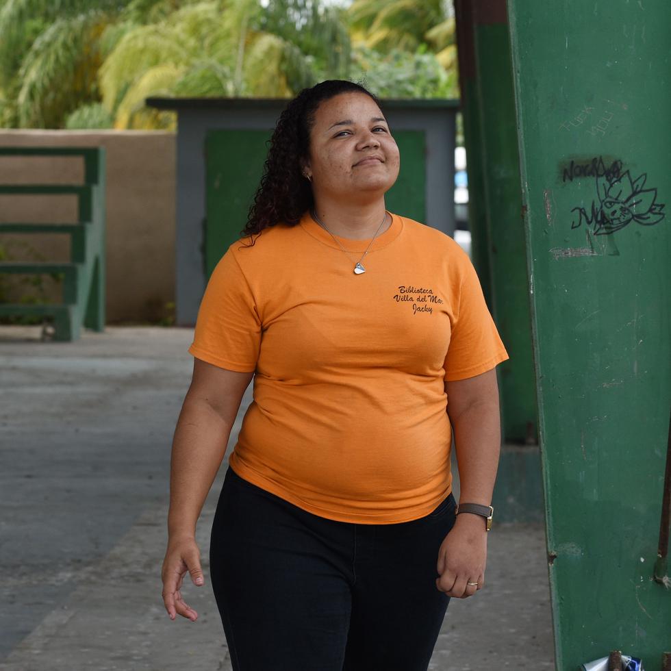 A los 17 años, Jacqueline Ortiz Vélez fue víctima de un balazo en la cabeza que la dejó con dificultades de movilidad y habla que hoy no son perceptibles.