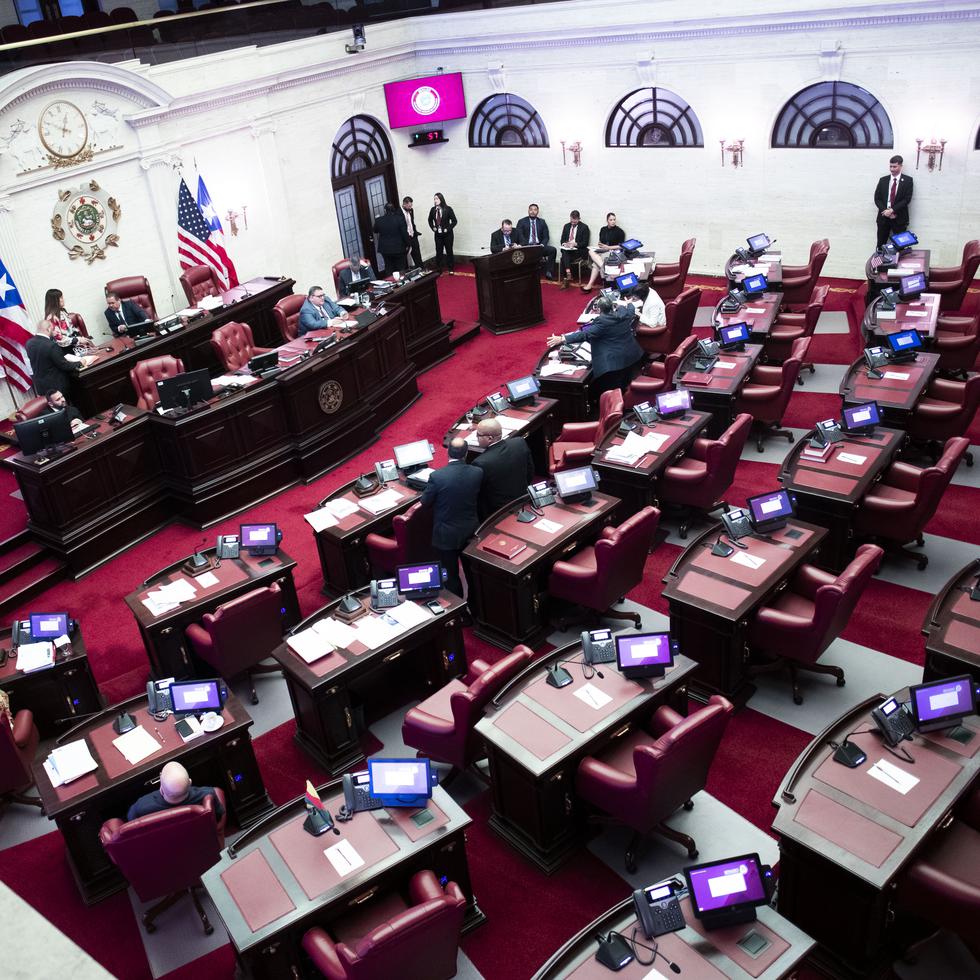La sesión senatorial de este martes fue corta debido al Mensaje de Situación del Estado del gobernador Pedro Pierluisi.