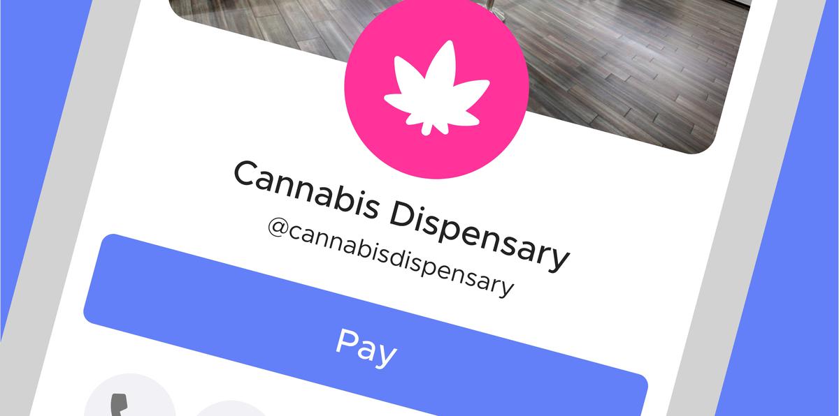 Así luce en el celular la aplicación de pago Vank, disponible para los consumidores de productos de cannabis medicinal.