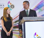 El gobernador Pedro Pierluisi y la directora interina de PRITS, Nannette Martínez Ortiz, realizaron el anuncio durante una conferencia de prensa.