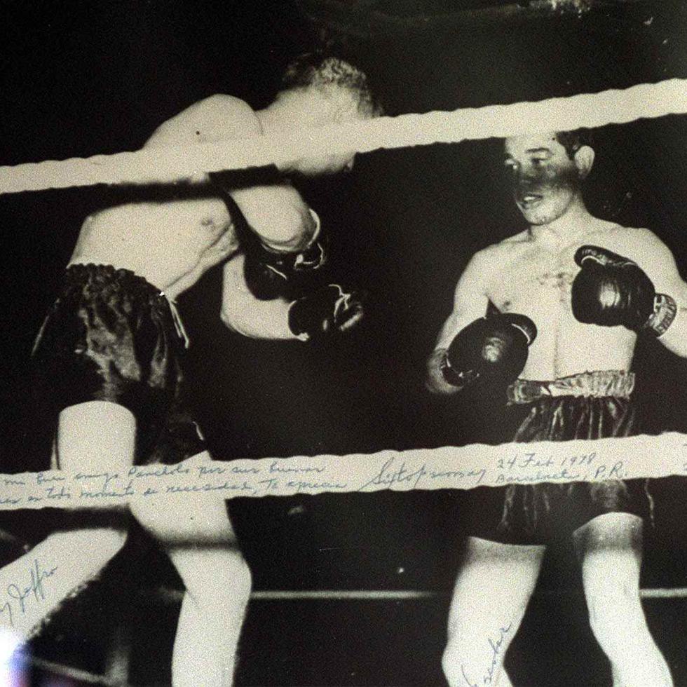 Sixto Escobar (derecha) fue el primer deportista que brincó a la fama en Puerto Rico. Sus inicios en el boxeo fueron en el clandestinaje, pues ese deporte era ilegal en Puerto Rico. (Archivo)