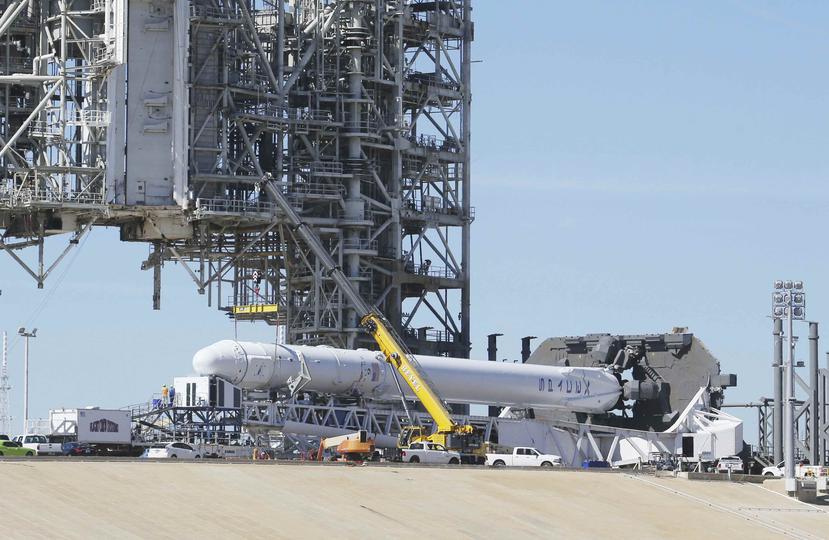 El Falcon 9 despegará desde la histórica plataforma 39A, que desde 2011 no ha sido usada para un lanzamiento. (AP)