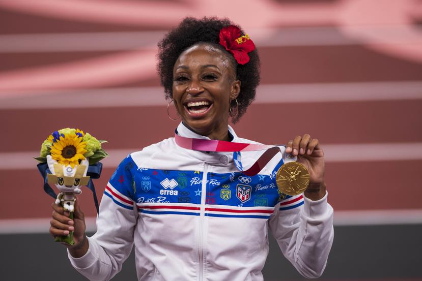 Jasmine Camacho-Quinn capturó la segunda medalla de oro olímpica en la historia de Puerto Rico. Ambas preseas doradas (la primera de manos de Mónica Puig en los Juegos de 2016) han sido ganadas por mujeres.