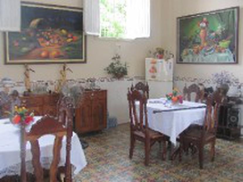 Interior de una casa particular en Cienfuegos.
