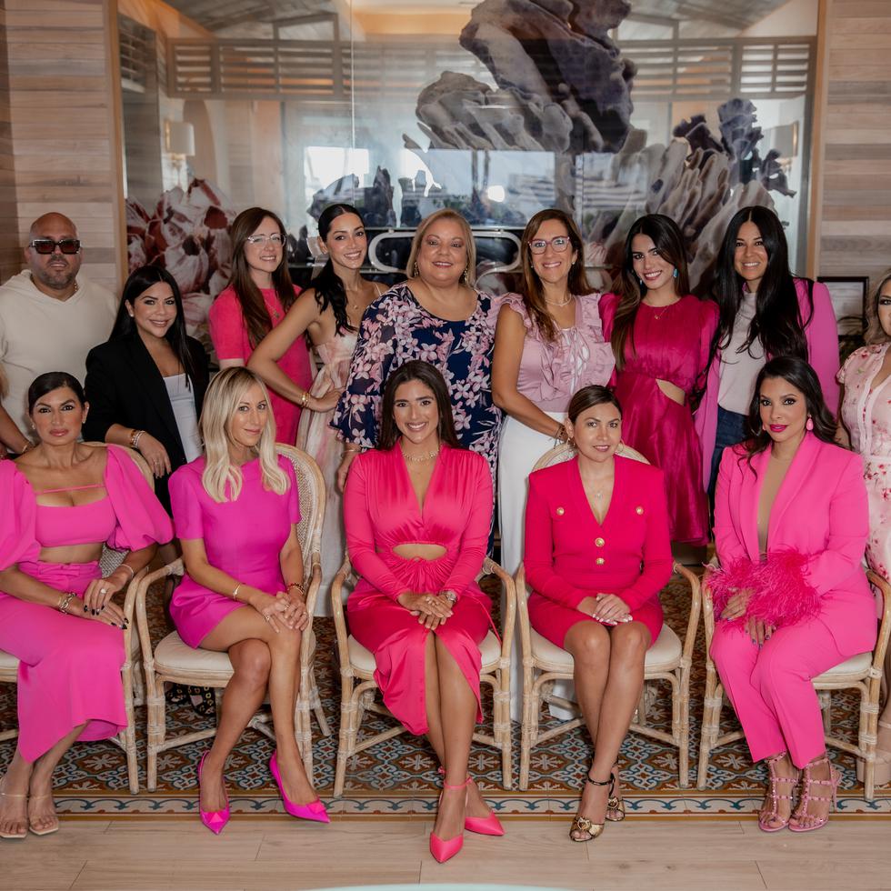 El comité organizador de la Pink Gala de la Fundación Susan G. Komen de Puerto Rico.