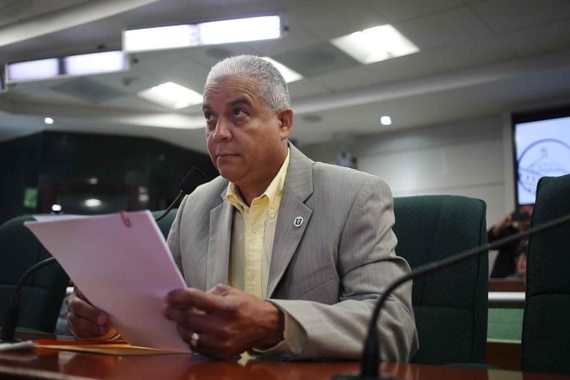 Pedro Irene Maymí, presidente de la Central Puertorriqueña de Trabajadores y de la Unión Independiente Auténtica de Empleados de la Autoridad de Acueductos y Alcantarillados.