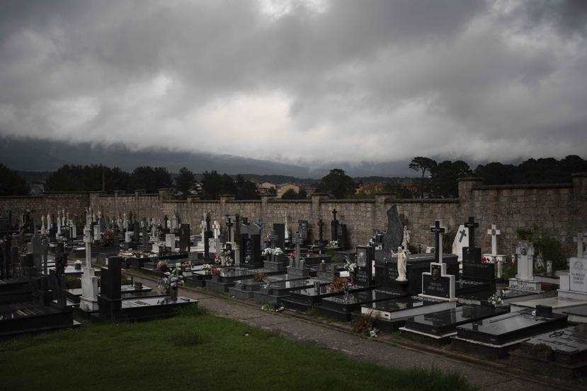Un cementerio en la zona de la provincia de Soria en España. (AP)